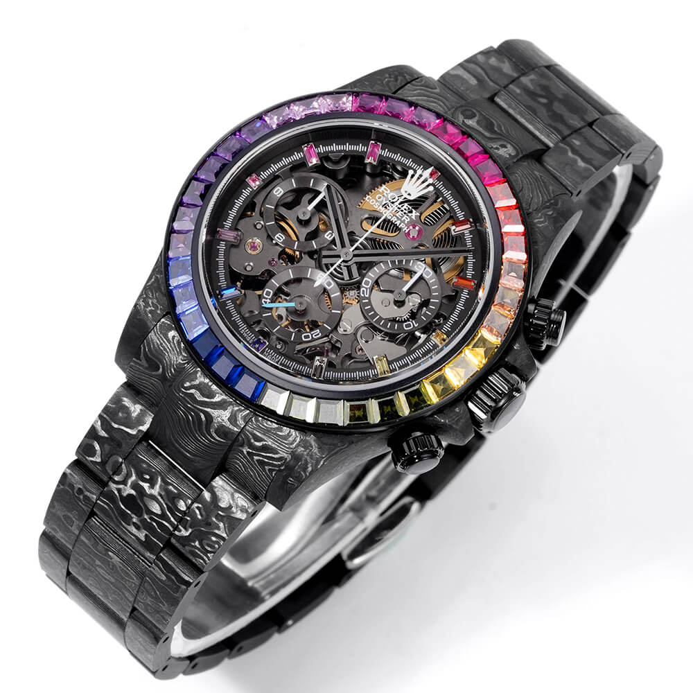 R01ex Diw Daytona skeleton dial