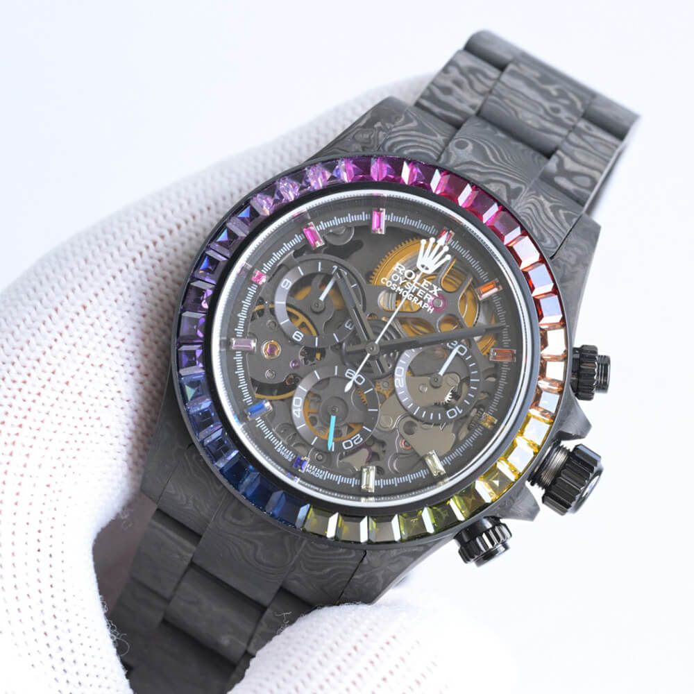 R01ex Diw Daytona skeleton dial