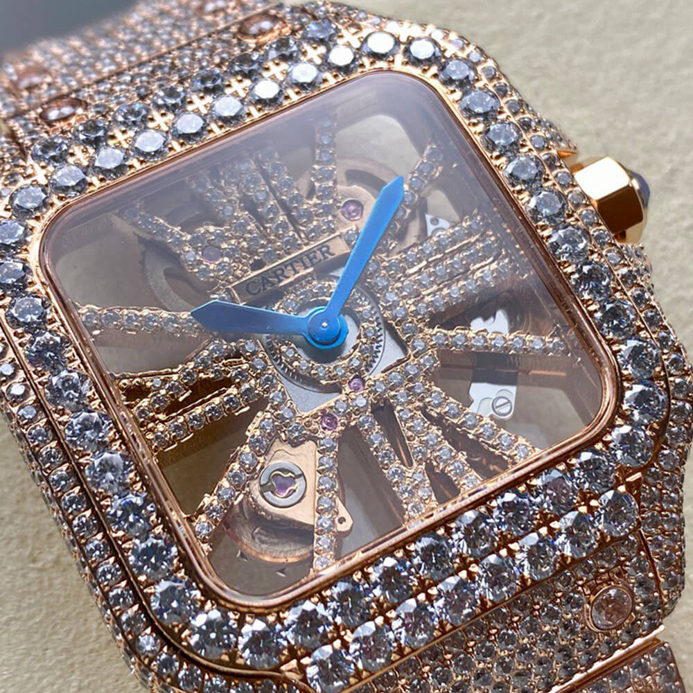 Ca*t1er Santos Skeleton Watch