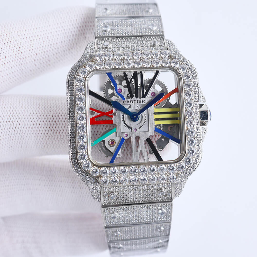 Ca*t1er Santos Skeleton Watch