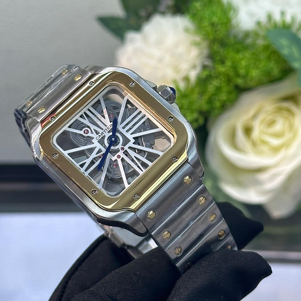 Ca*t1er Santos Skeleton Watch