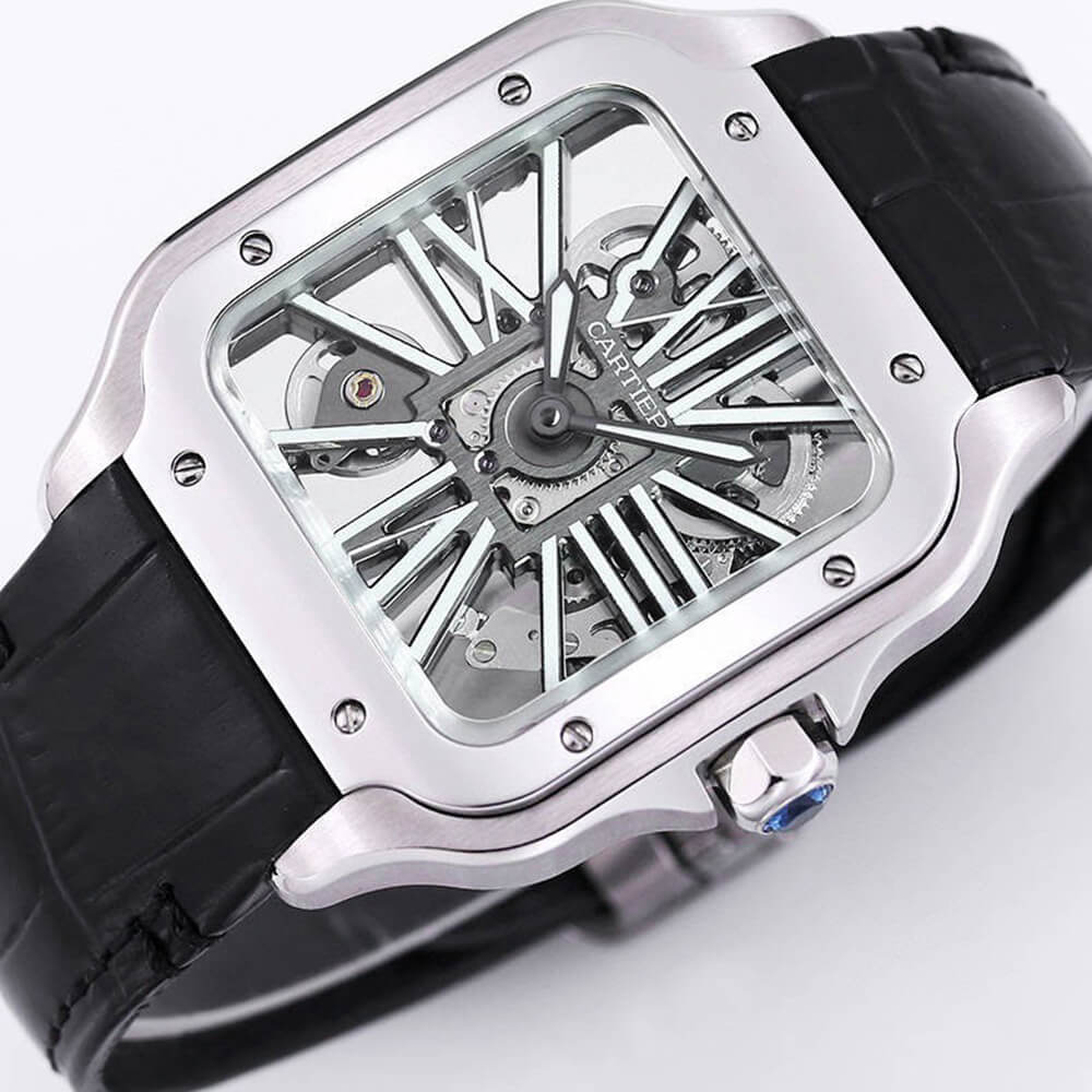 Ca*t1er Santos Skeleton Watch