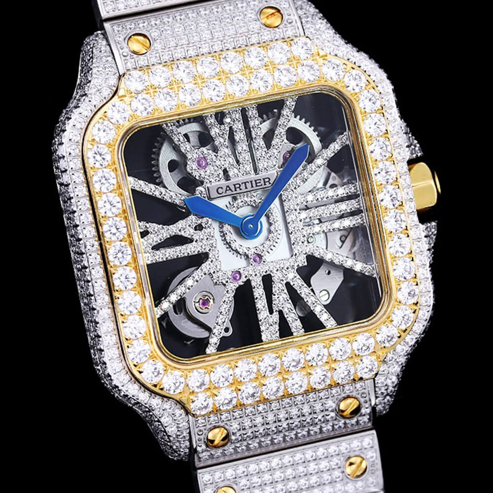 Ca*t1er Santos Skeleton Watch