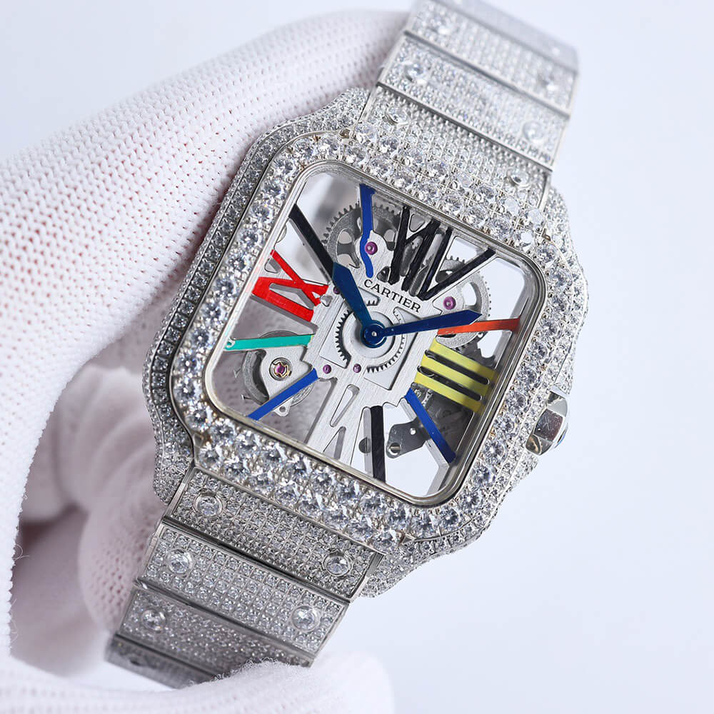 Ca*t1er Santos Skeleton Watch
