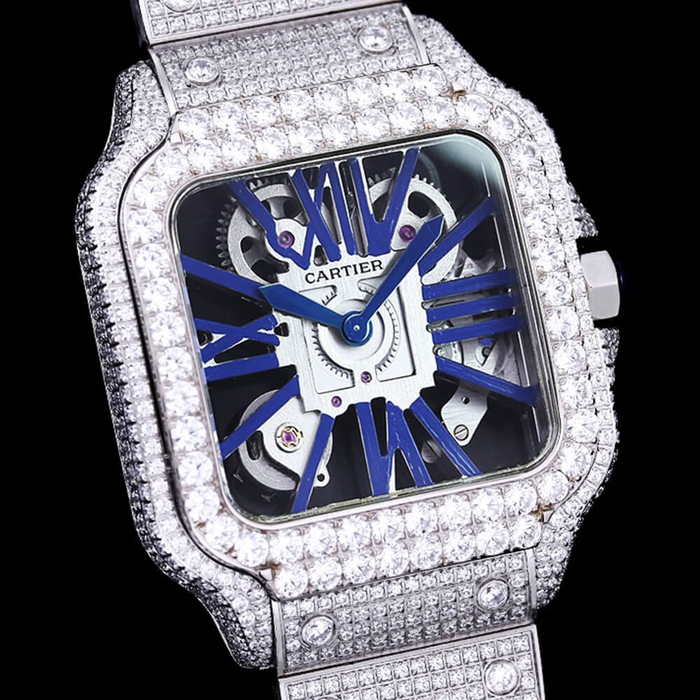 Ca*t1er Santos Skeleton Watch