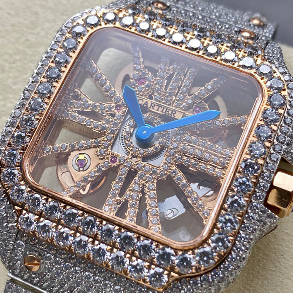 Ca*t1er Santos Skeleton Watch
