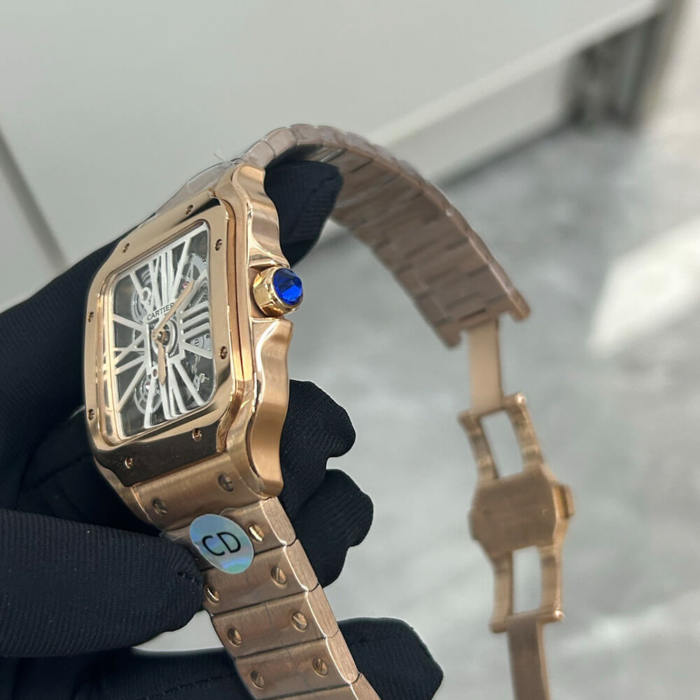 Ca*t1er Santos Skeleton Watch