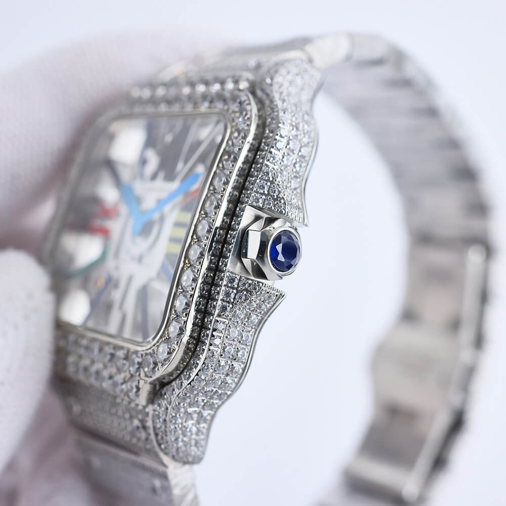 Ca*t1er Santos Skeleton Watch