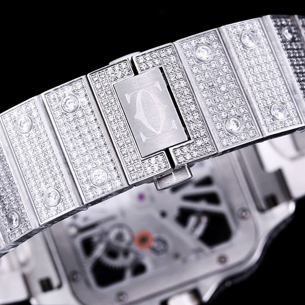 Ca*t1er Santos Skeleton Watch