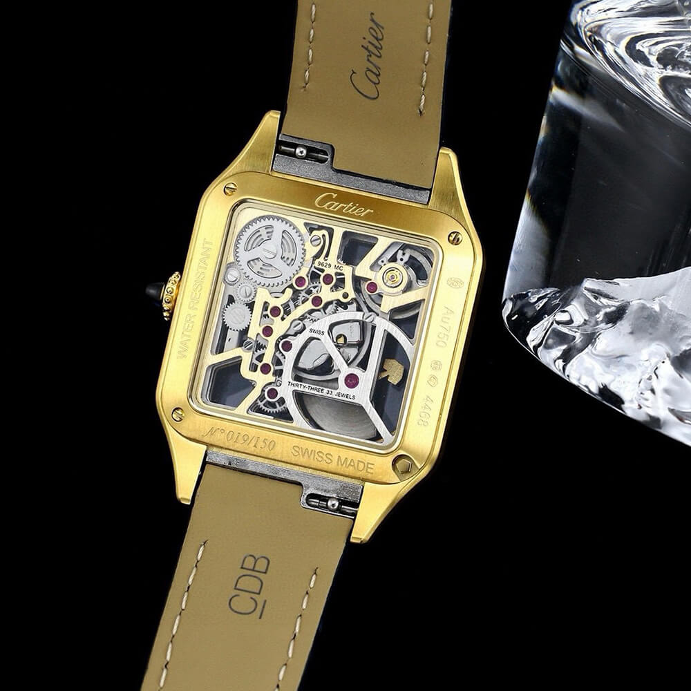 Ca*t1er Santos Skeleton Watch