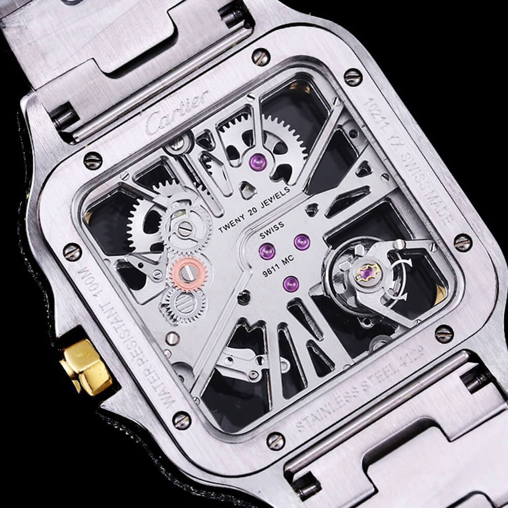 Ca*t1er Santos Skeleton Watch