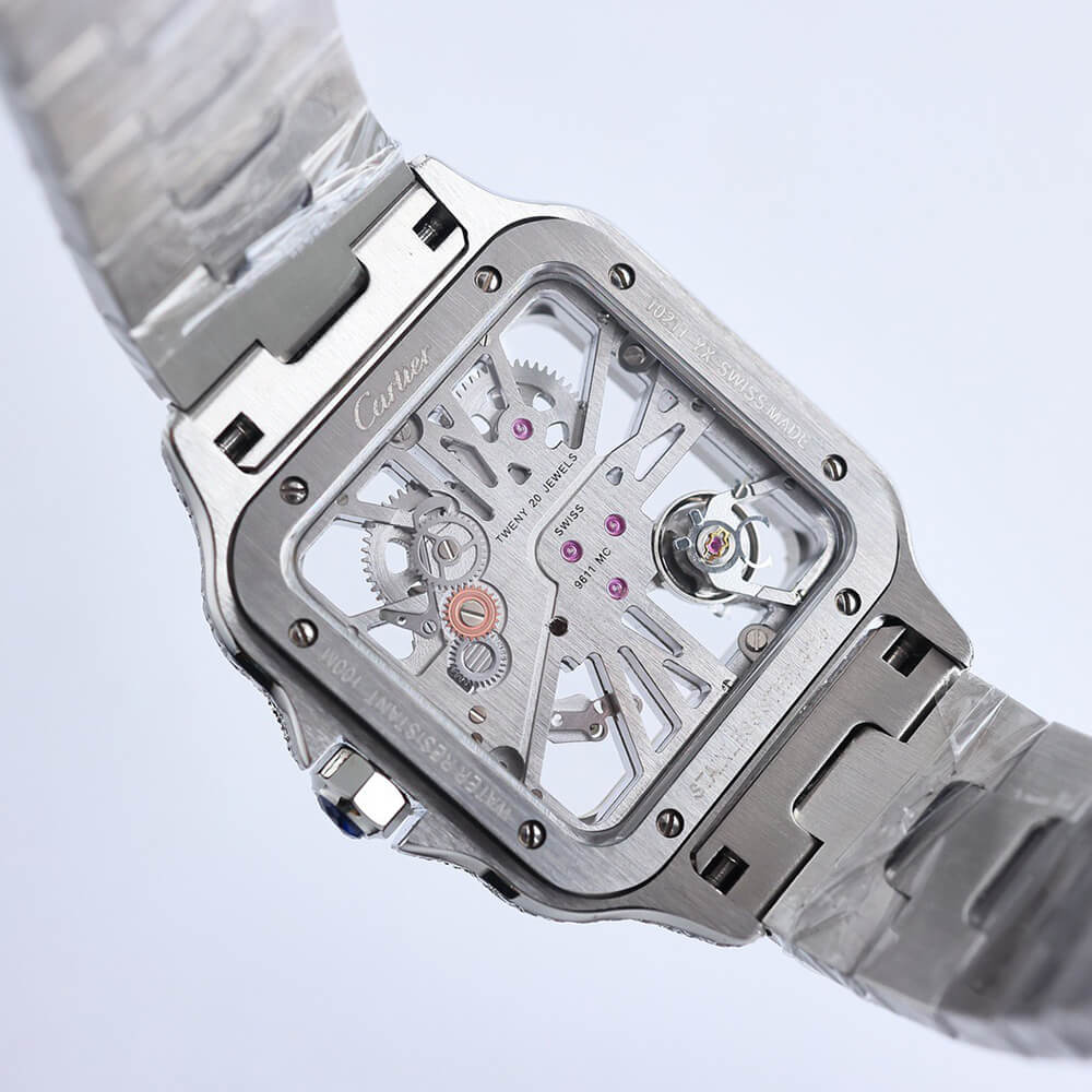Ca*t1er Santos Skeleton Watch