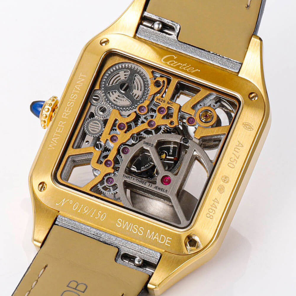 Ca*t1er Santos Skeleton Watch