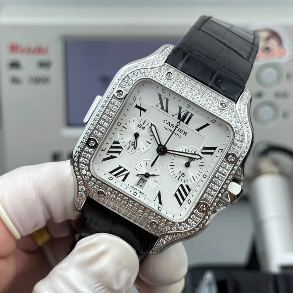 Santos de Ca*t1er Chronograph watch