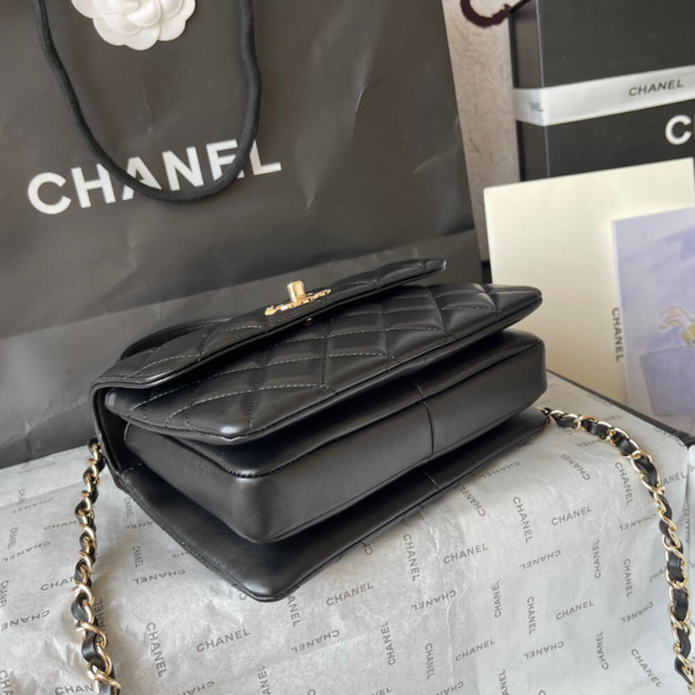 Ch**el Mini Flap Bag with Top Handle