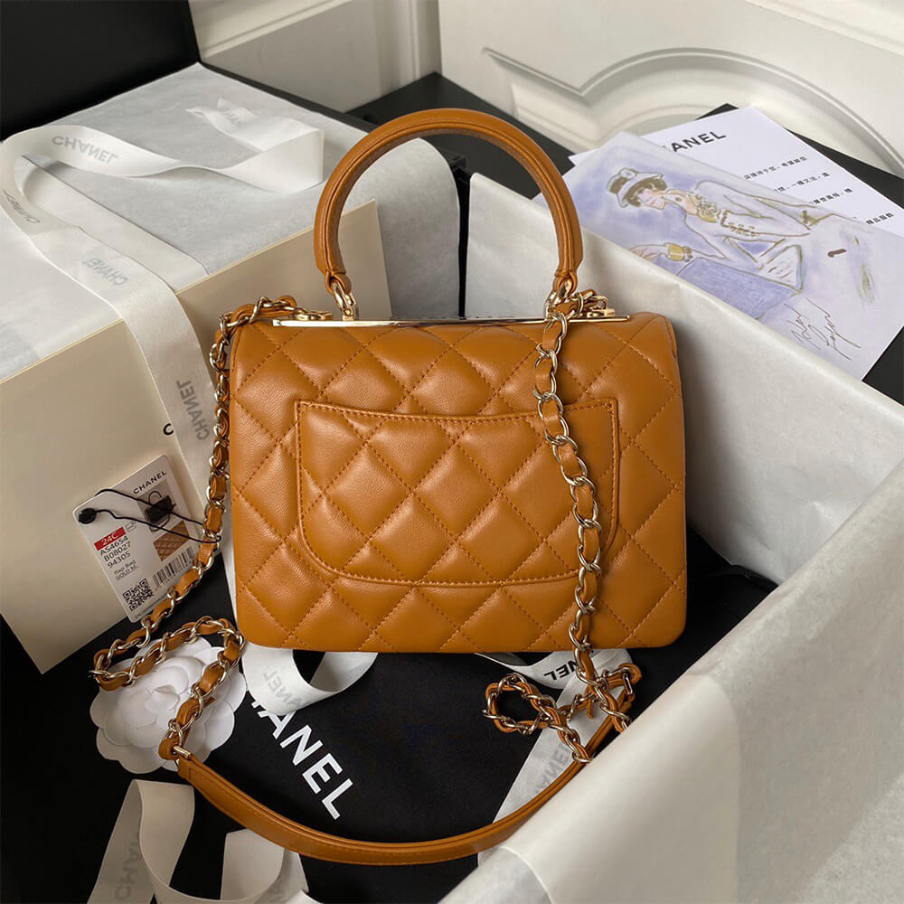 Ch**el Mini Flap Bag with Top Handle