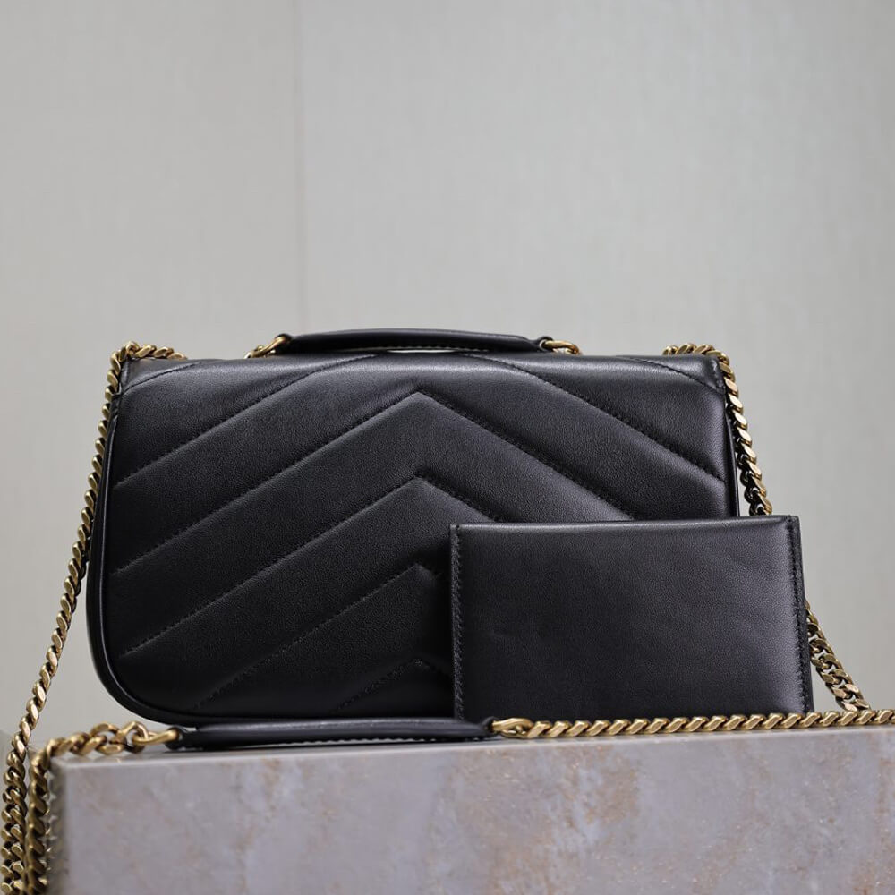 Y51  LOULOU small in MATELASSÉ lambskin