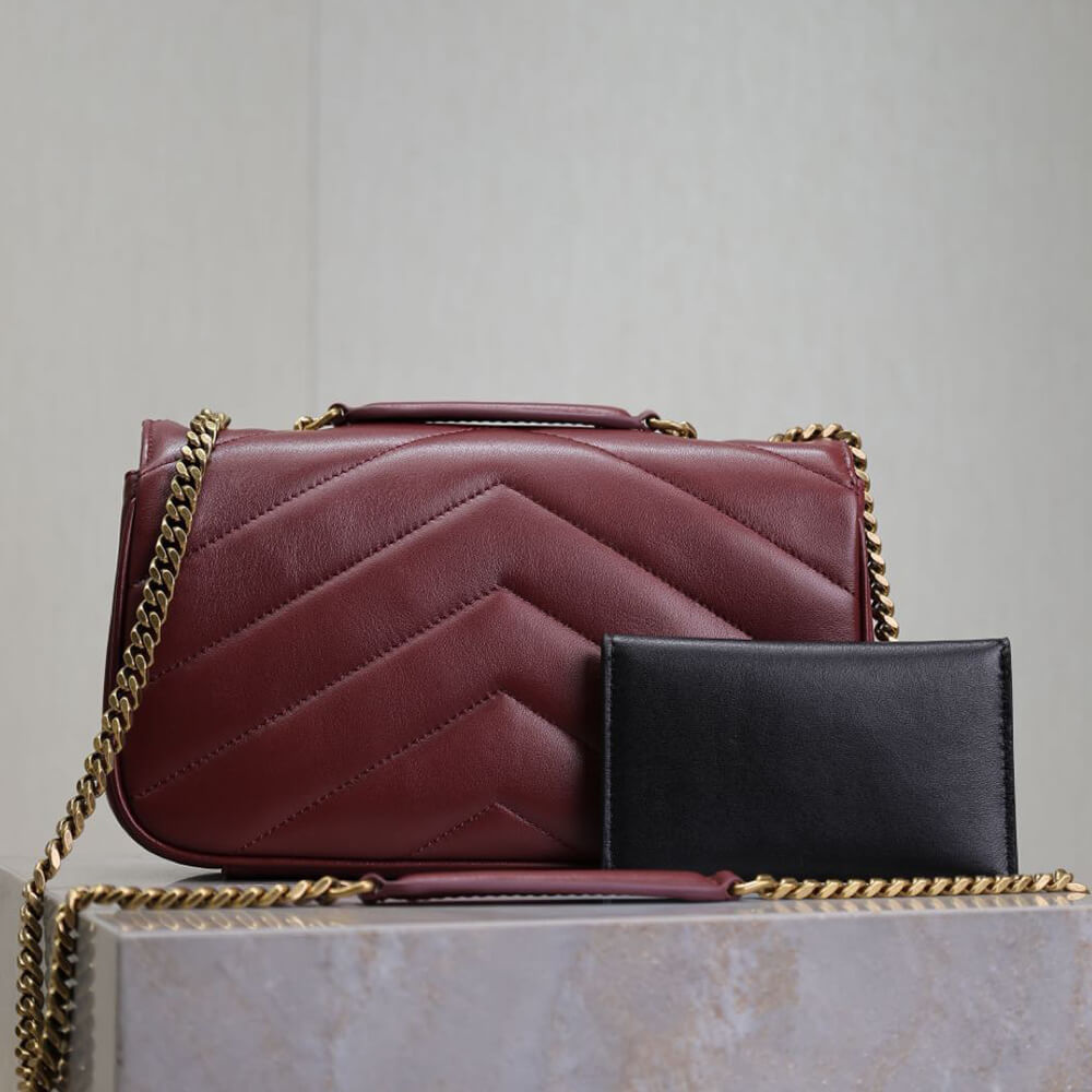 Y51  LOULOU small in MATELASSÉ lambskin