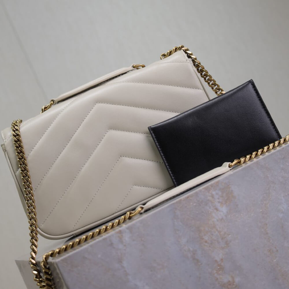 Y51  LOULOU small in MATELASSÉ lambskin