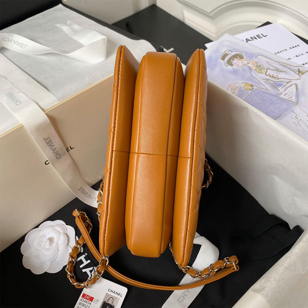 Ch**el Mini Flap Bag with Top Handle