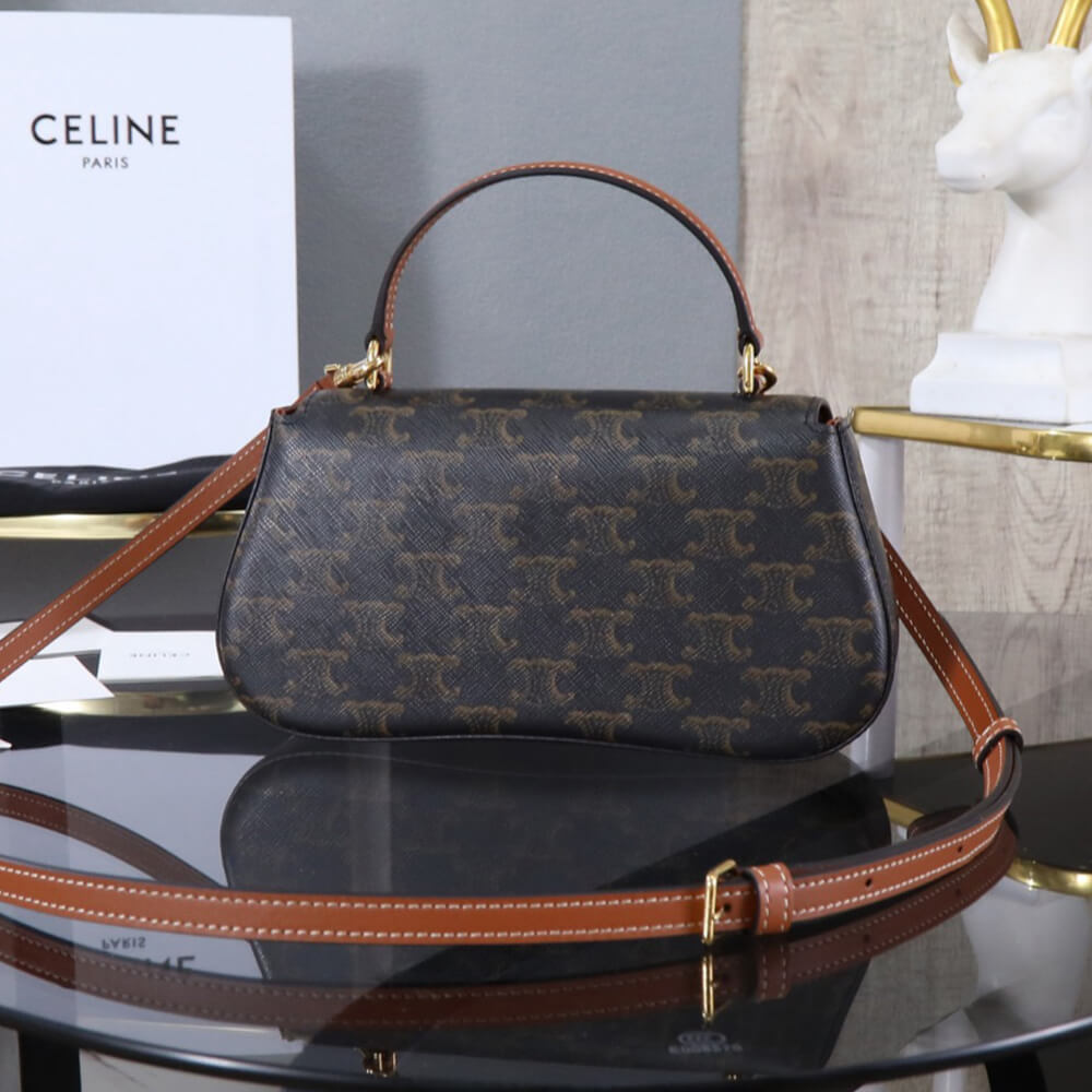 TEEN Ce1i*e LOLA in Triomphe Canvas and Calfskin(HIGH-END GRADE)
