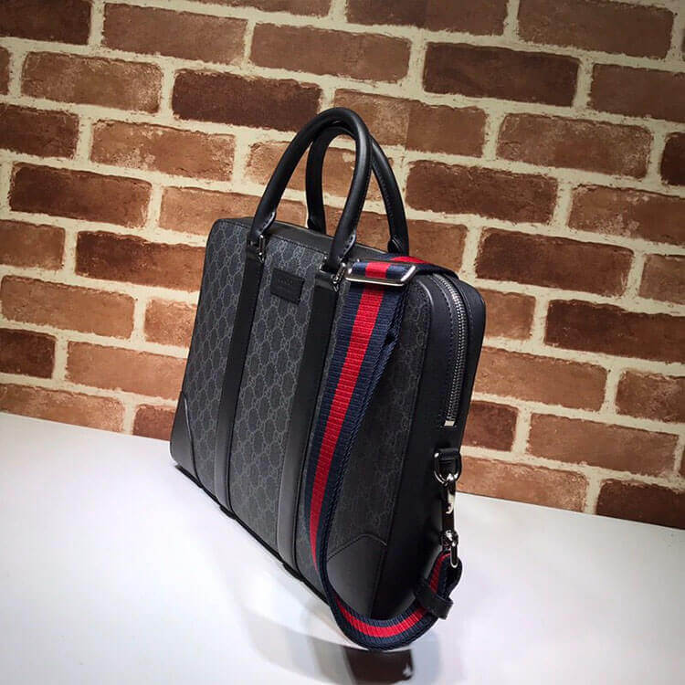 Gvc*1 GG Black Briefcase