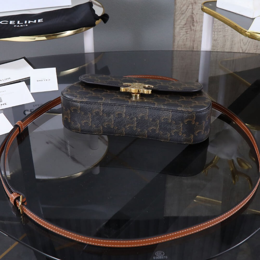 TEEN Ce1i*e LOLA in Triomphe Canvas and Calfskin(HIGH-END GRADE)