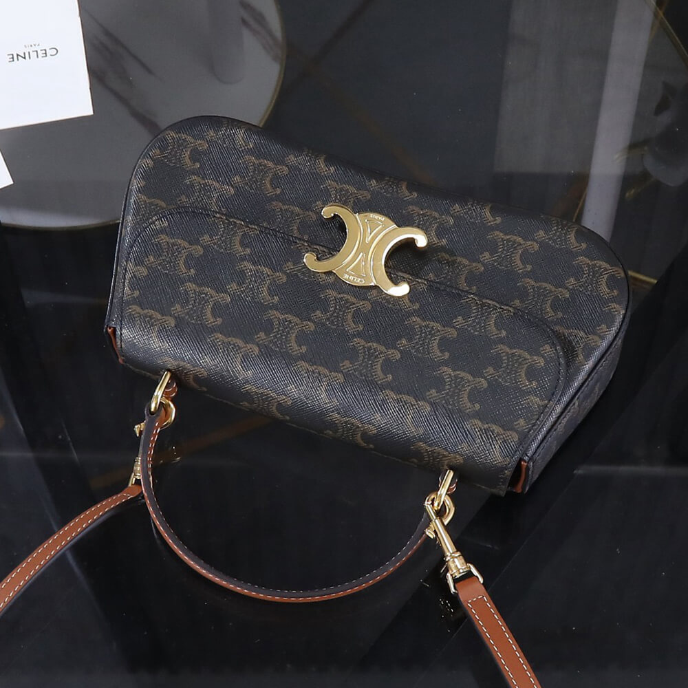 TEEN Ce1i*e LOLA in Triomphe Canvas and Calfskin(HIGH-END GRADE)