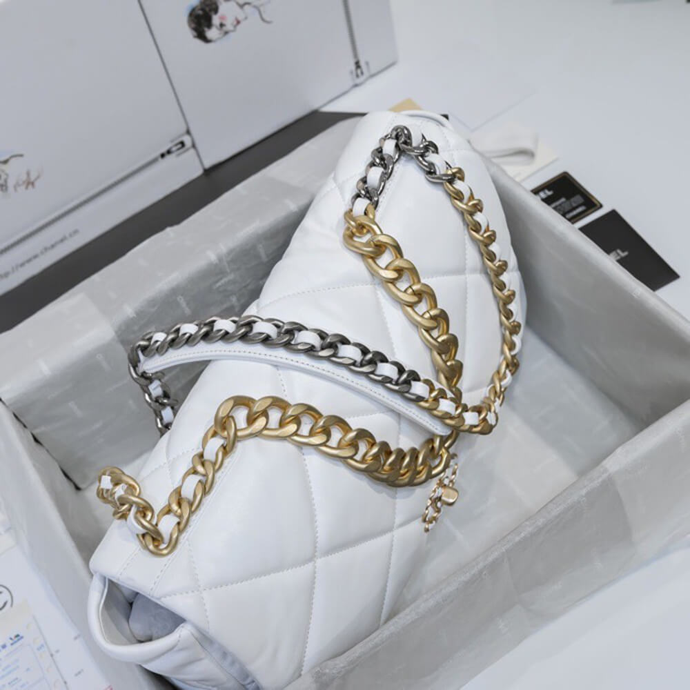 Ch**el 19 MAXI HANDBAG