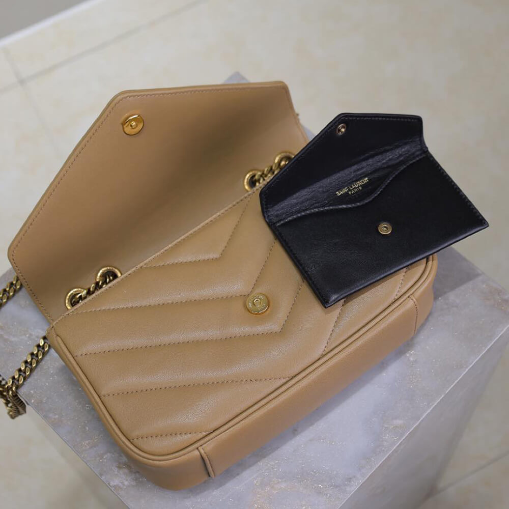 Y51  LOULOU small in MATELASSÉ lambskin
