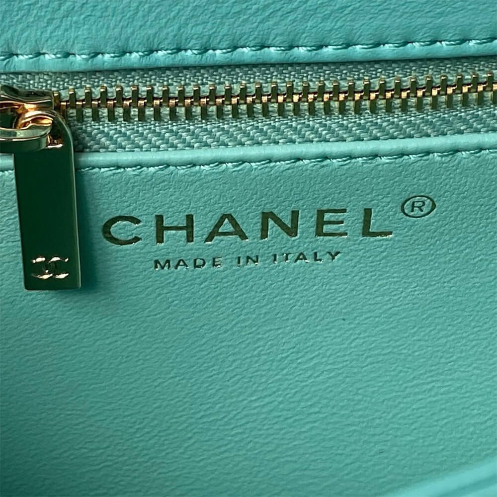 Ch**el Mini Flap Bag with Top Handle