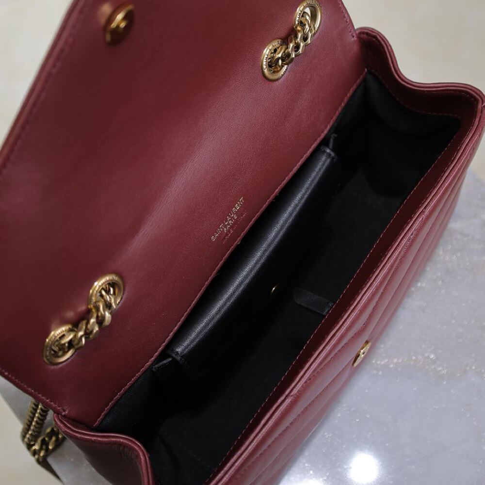 Y51  LOULOU small in MATELASSÉ lambskin