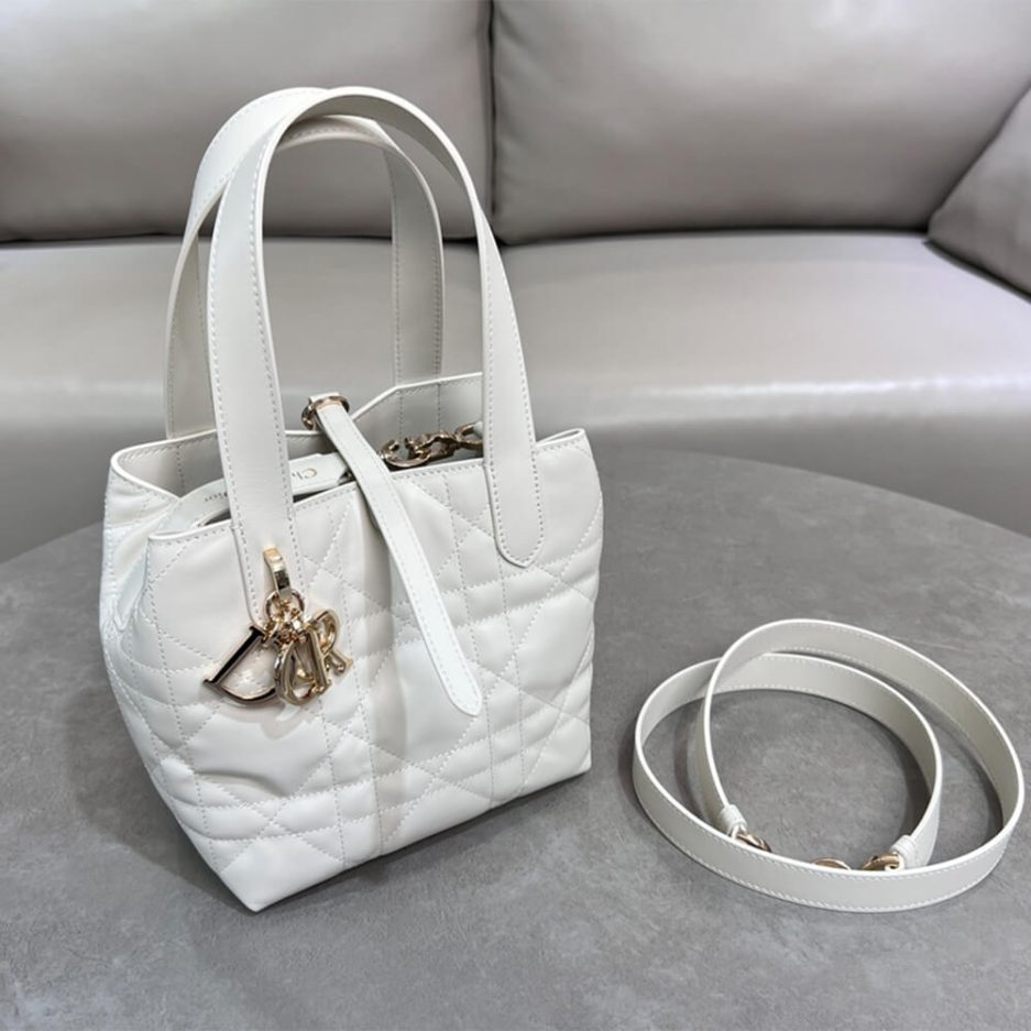 Small D10r Toujours Vertical Tote Bag