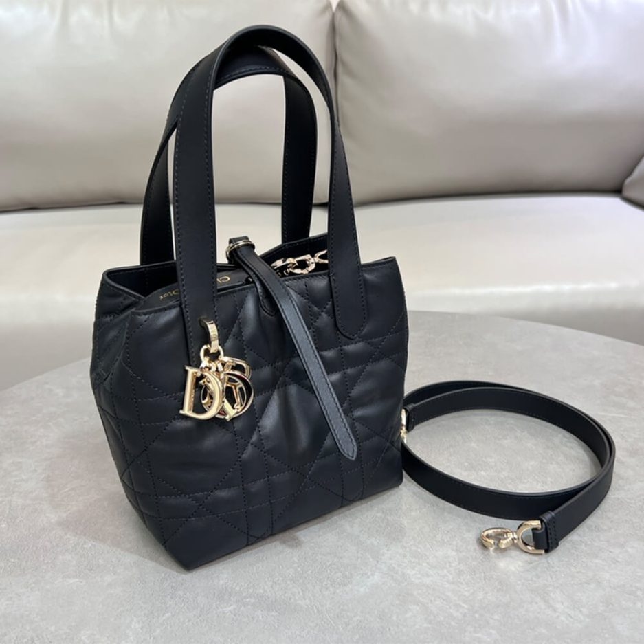 Small D10r Toujours Vertical Tote Bag