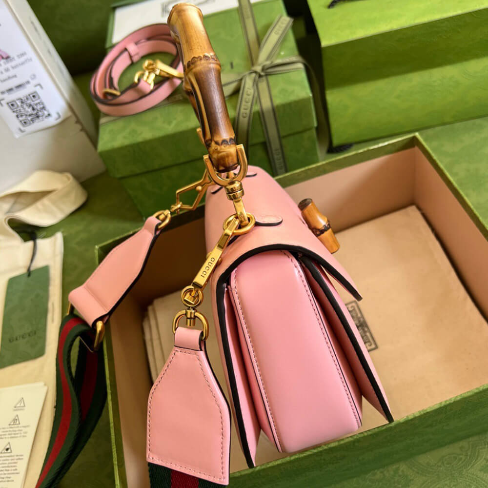 Gvc*1 BAMBOO 1947 JUMBO GG SMALL TOP HANDLE BAG