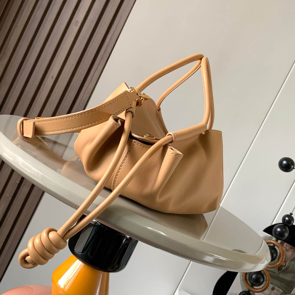 L0ew* Small Paseo bag in shiny nappa calfskin(high-end grade)
