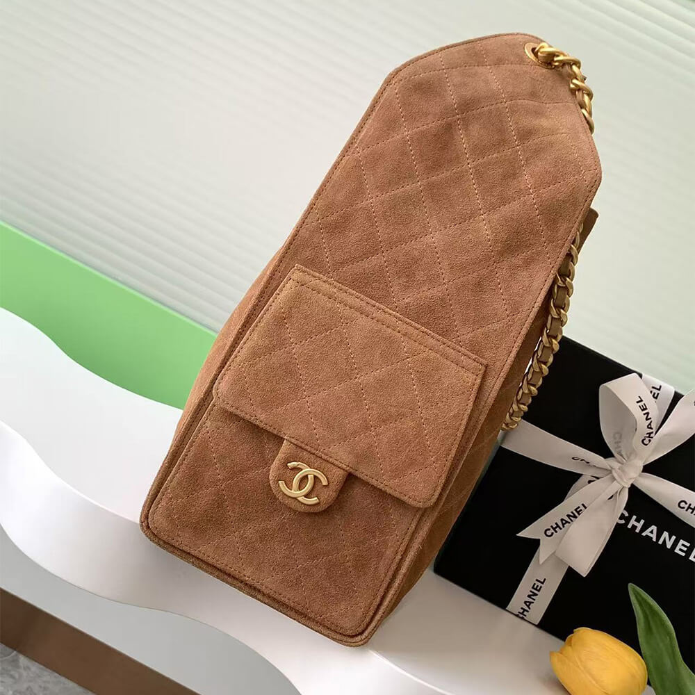 Ch**el 25C LARGE HOBO SUEDE(high-end grade)