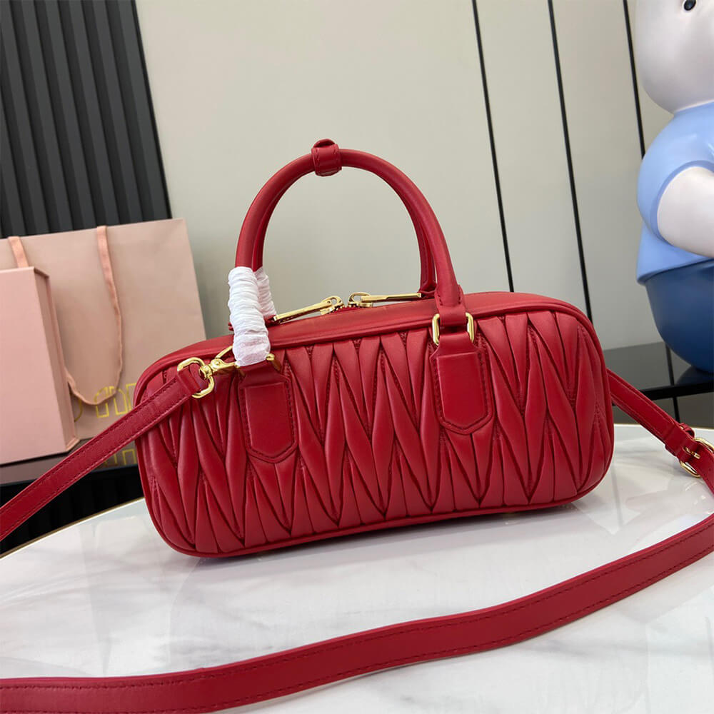 M1um1u Large Arcadie matelasse nappa Bag(HIGH-END GRADE)