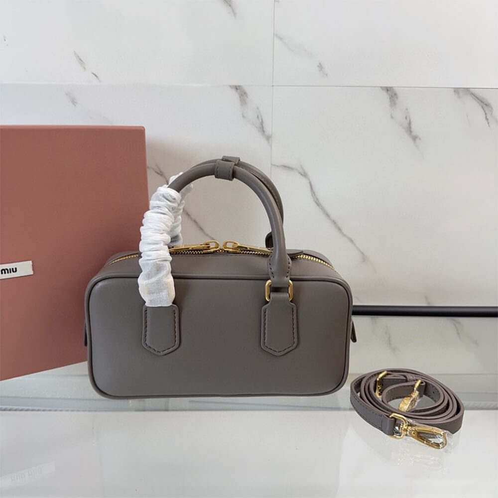 M1um1u Medium Arcadie Leather Bag(HIGH-END GRADE)