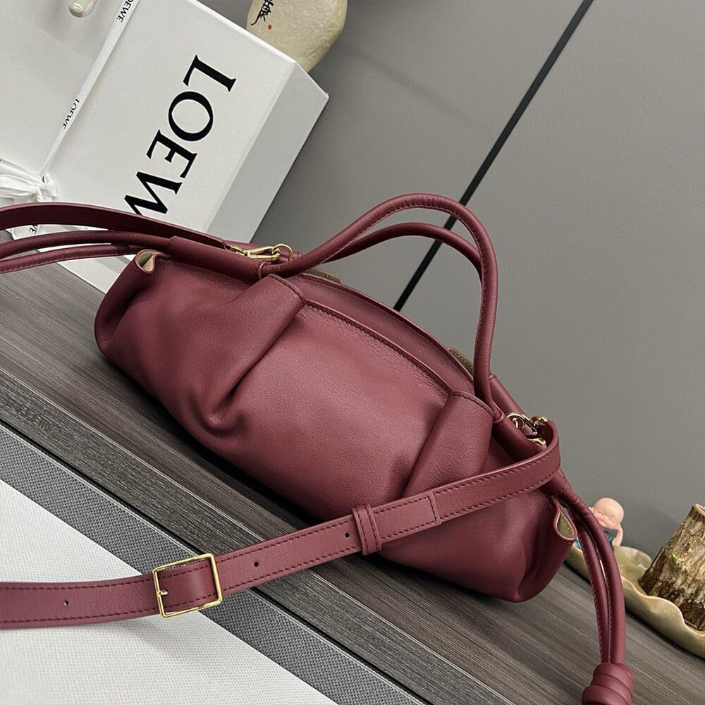 L0ew* Small Paseo bag in shiny nappa calfskin(high-end grade)