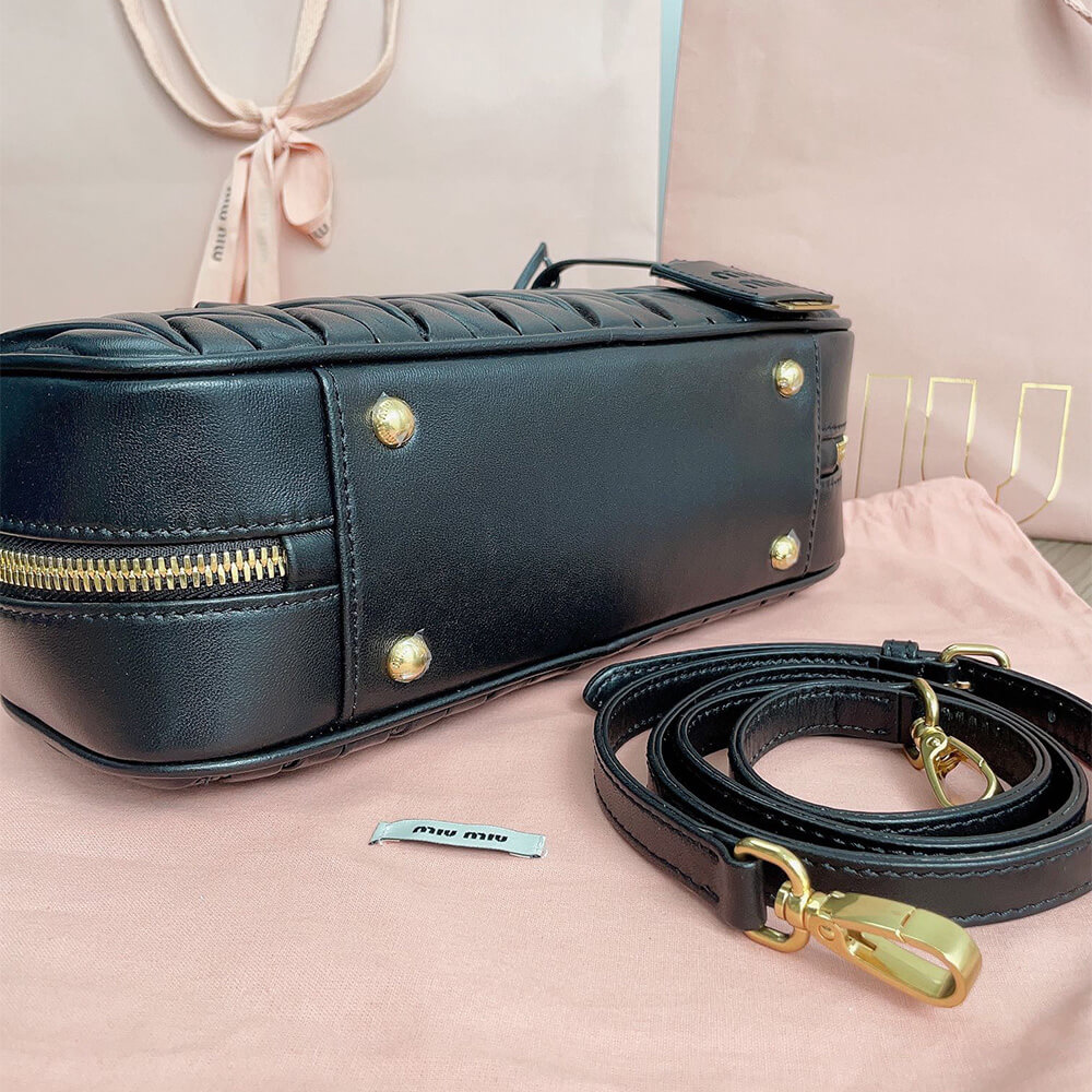M1um1u Large Arcadie matelasse nappa Bag(HIGH-END GRADE)