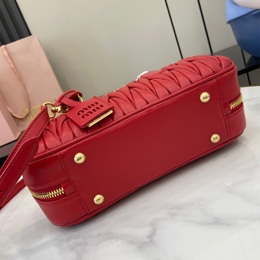 M1um1u Large Arcadie matelasse nappa Bag(HIGH-END GRADE)