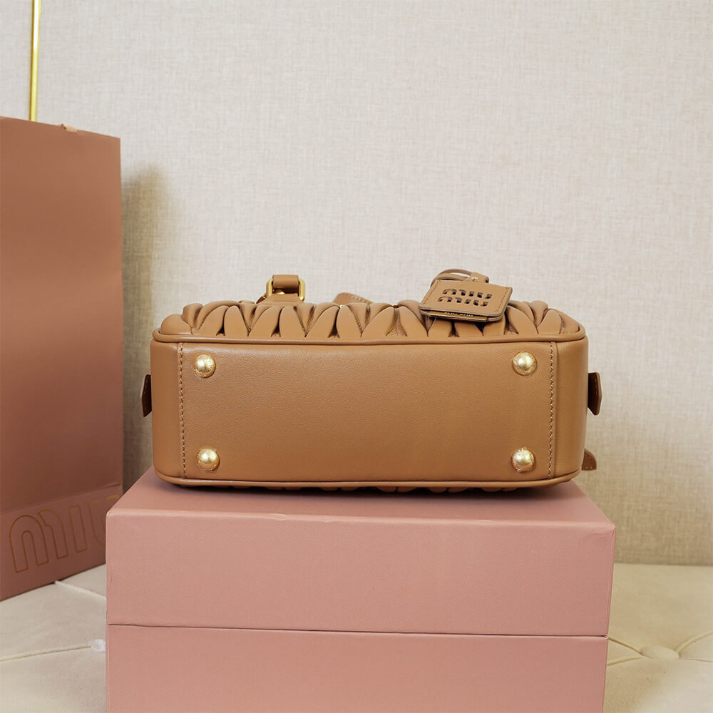 M1um1u Large Arcadie matelasse nappa Bag(HIGH-END GRADE)