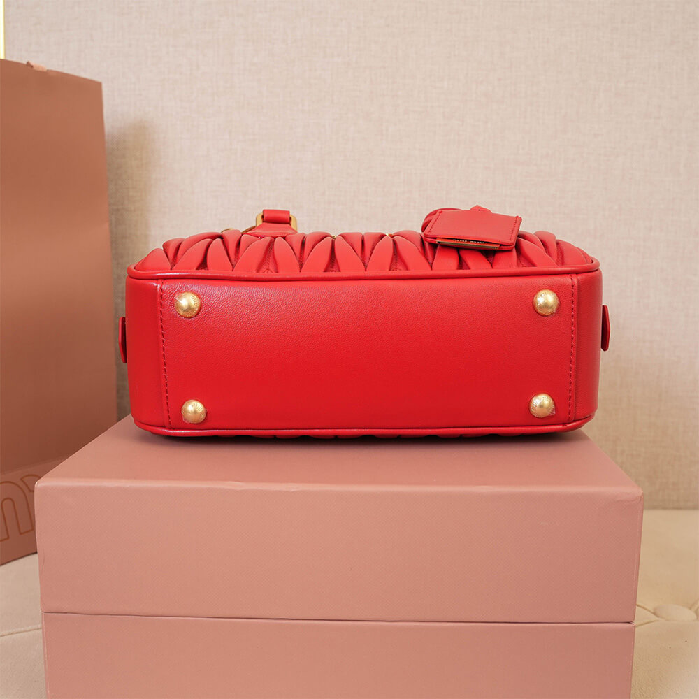 M1um1u Large Arcadie matelasse nappa Bag(HIGH-END GRADE)