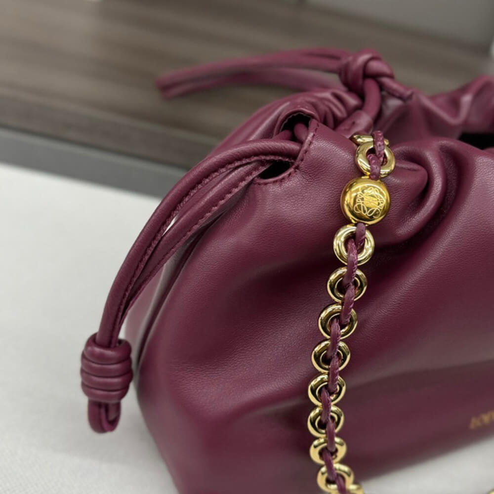 L0ew* Medium Flamenco purse in mellow nappa lambskin