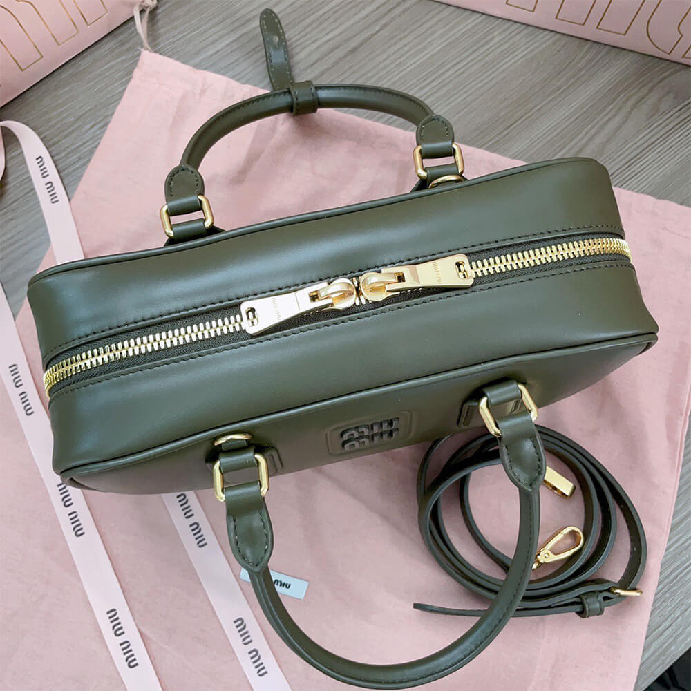 M1um1u Large Arcadie Leather Bag(HIGH-END GRADE)