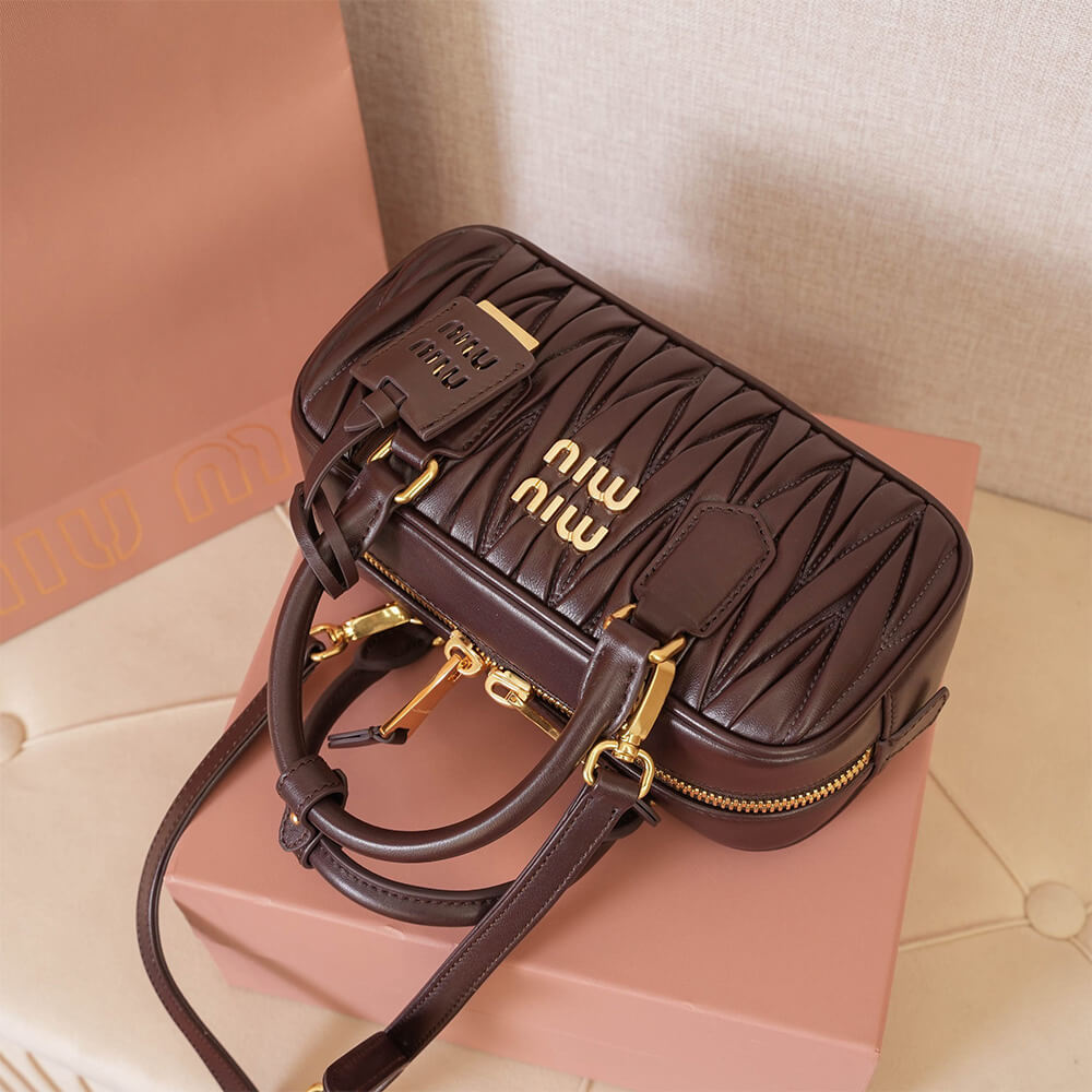 M1um1u Large Arcadie matelasse nappa Bag(HIGH-END GRADE)