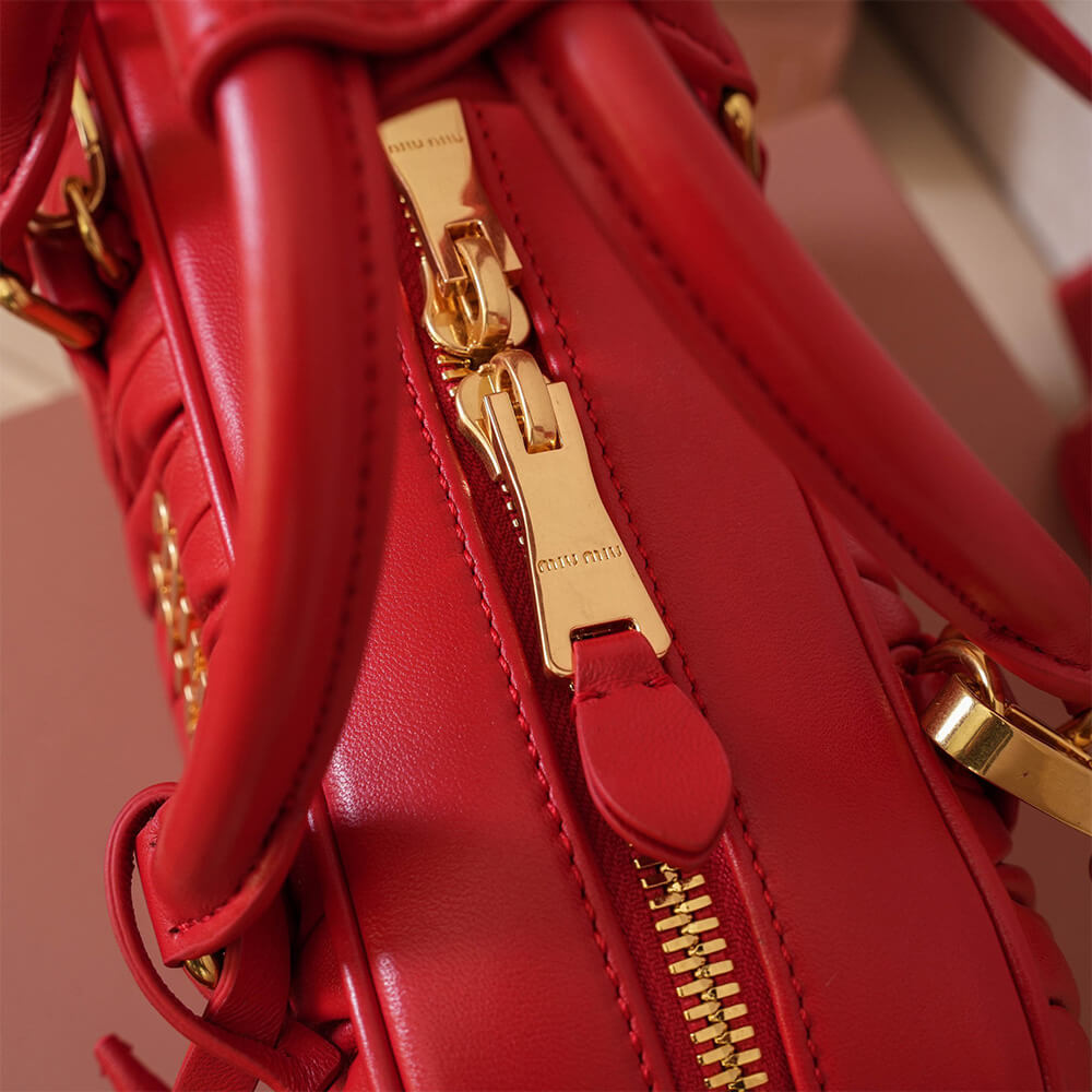 M1um1u Large Arcadie matelasse nappa Bag(HIGH-END GRADE)