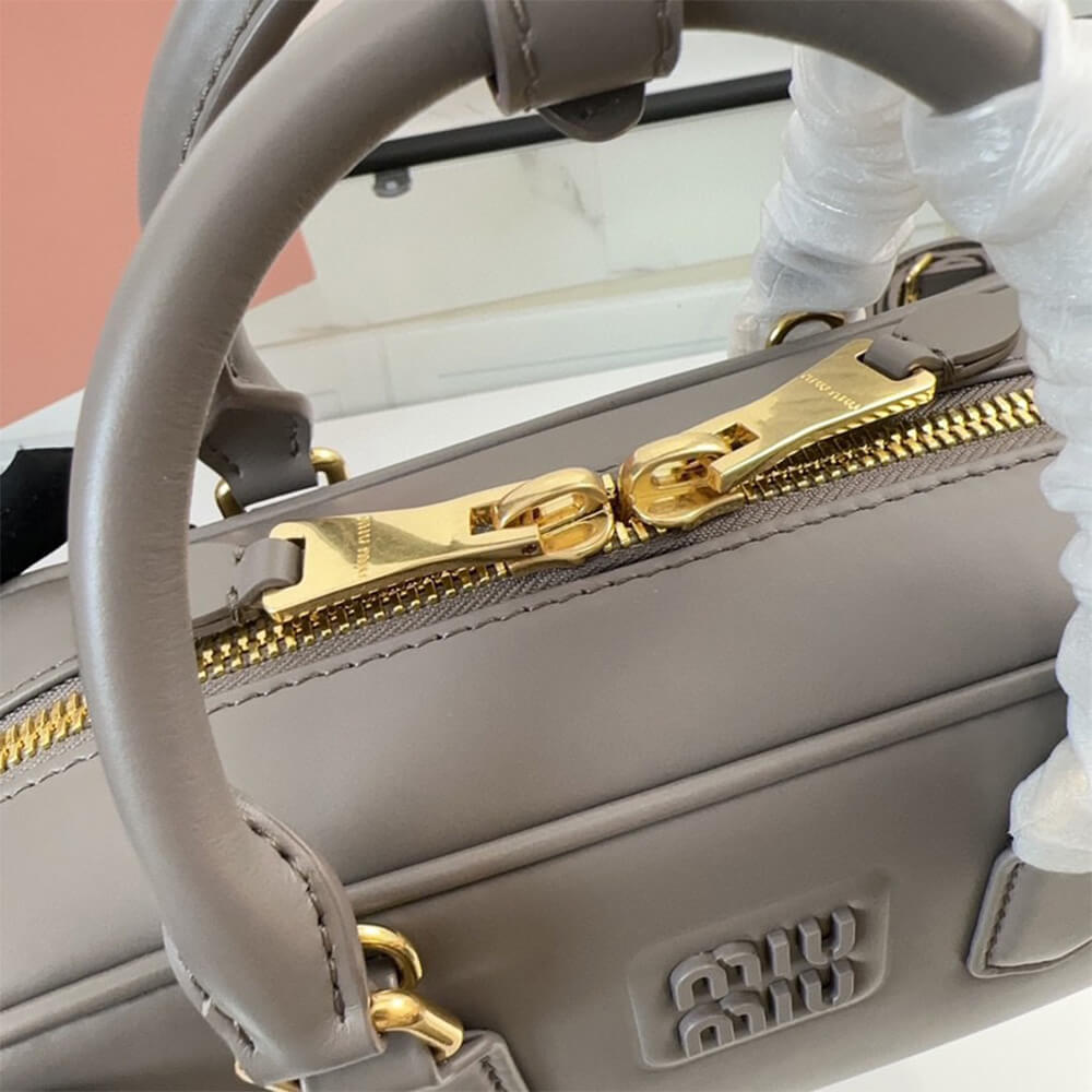 M1um1u Medium Arcadie Leather Bag(HIGH-END GRADE)