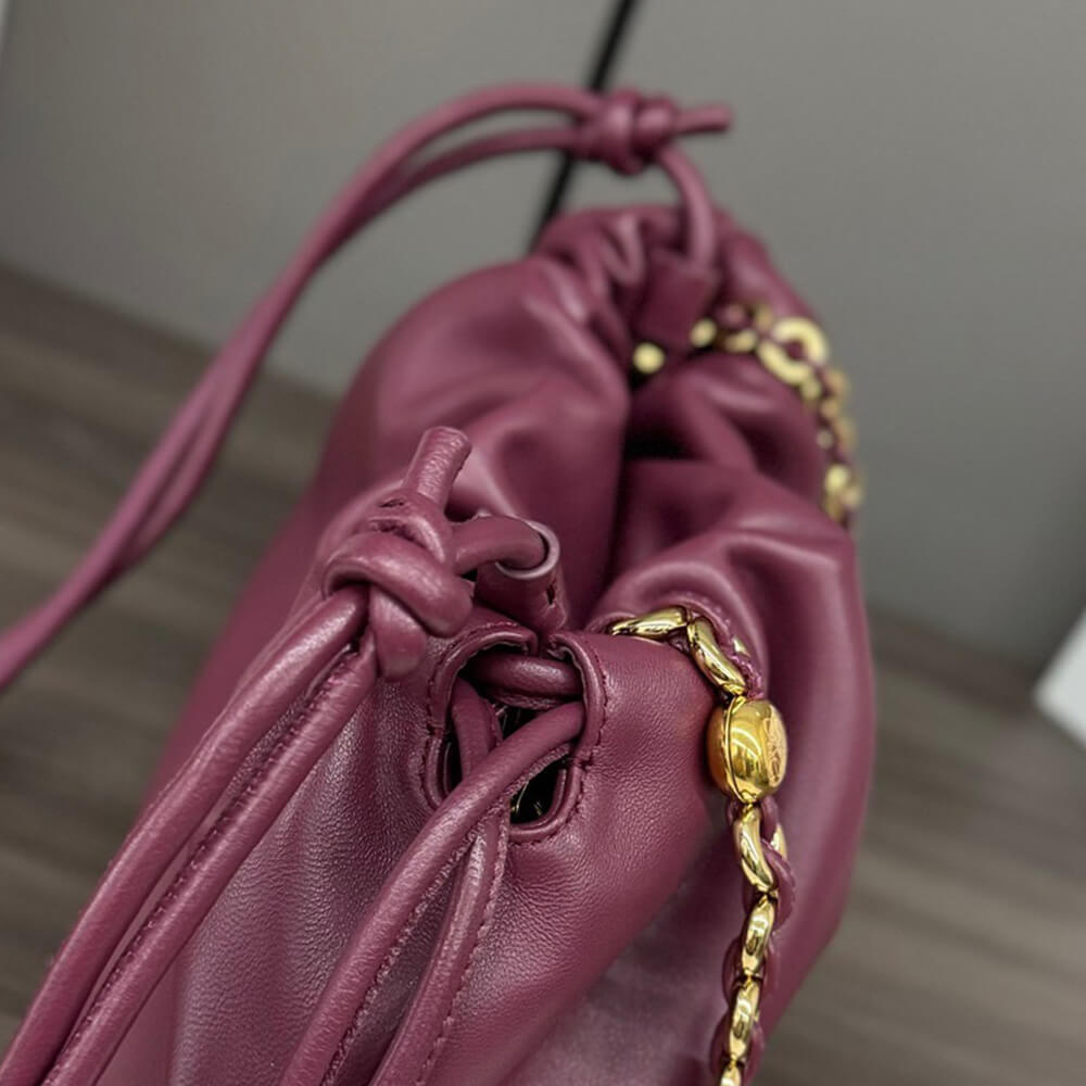 L0ew* Medium Flamenco purse in mellow nappa lambskin